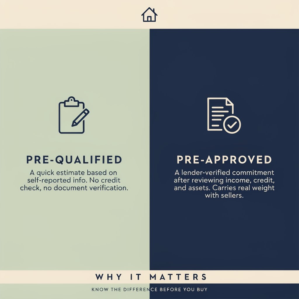 The Difference Between Pre-Qualified and Pre-Approved (and Why It Matters)